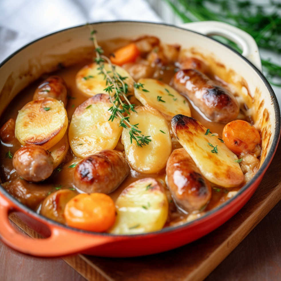 Cumberland Sausage Casserole Hotpot