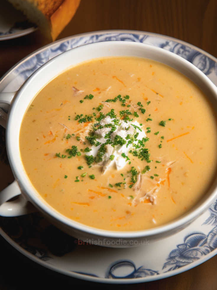 partan bree scottish crab soup