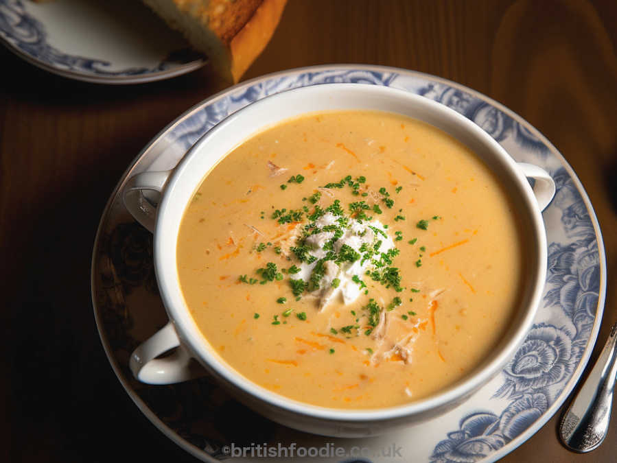 partan bree scottish crab soup