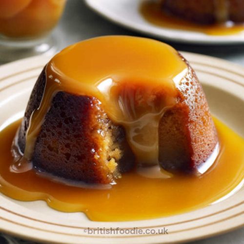 Treacle Suet Pudding with Orange Sauce