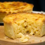 macaroni and cheese with a bottom pie crust