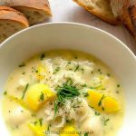 mary berry cullen skink scottish soup with leeks and potatoes served with bread