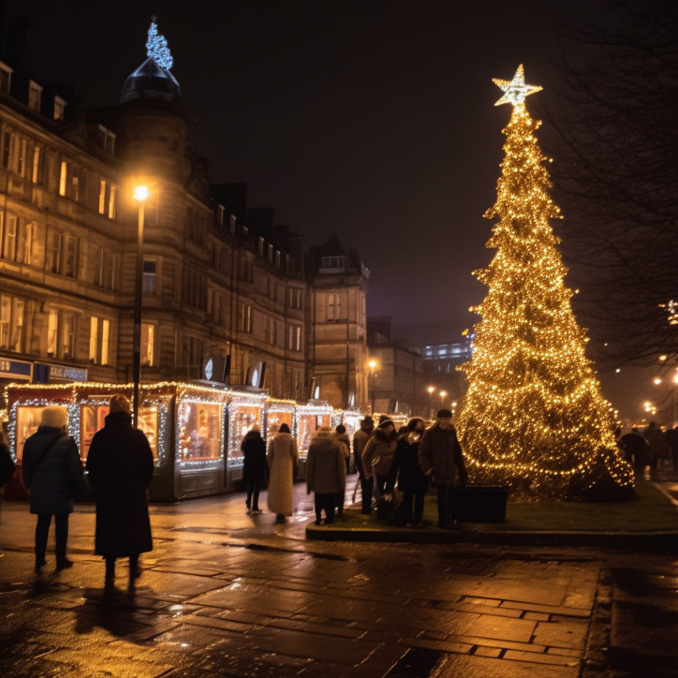 christmas markets in edinburgh