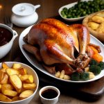 Roasted Turkey served with Sides