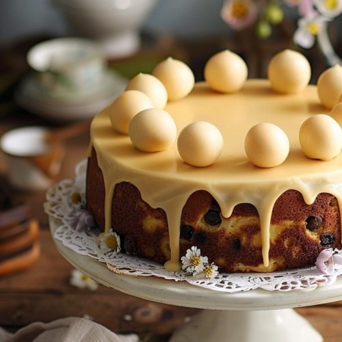Mary Berry Simnel Cake with Almond Paste Cover and Filling