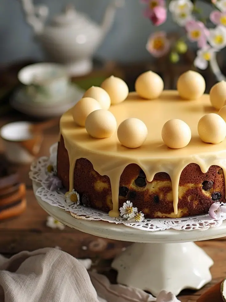 Mary Berry Simnel Cake with Almond Paste Cover and Filling
