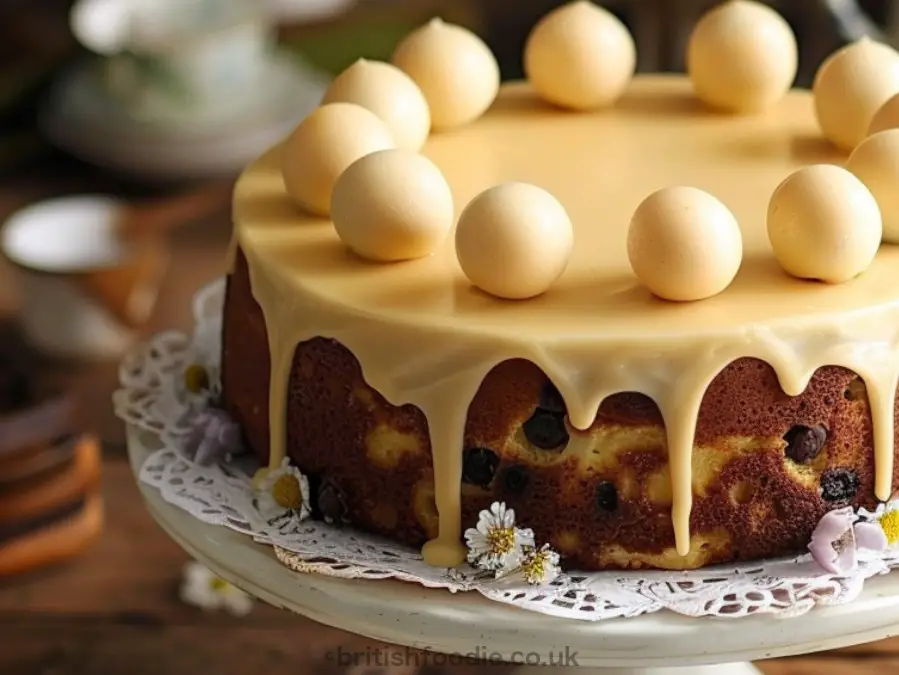 Mary Berry Simnel Cake with Almond Paste Cover and Filling